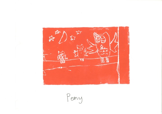 Owl Family - Peony Fong
